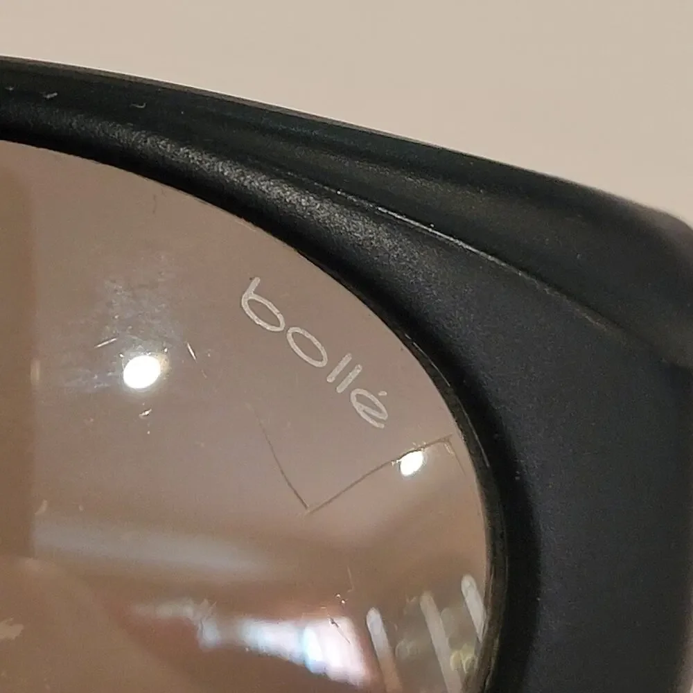 Vintage Bolle Puff Adder Sunglasses Wrap Made in France Black